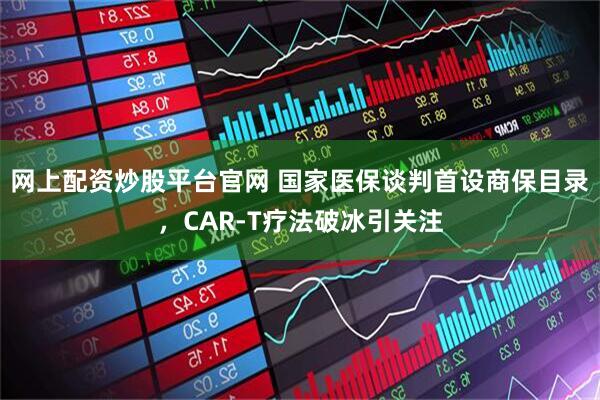 网上配资炒股平台官网 国家医保谈判首设商保目录,CAR-T疗法破冰引关注